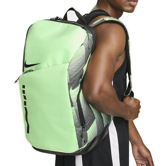Nike Hoops Elite Backpack Vapor Green Black Grey 32L Basketball Bag FZ7311-376 - Picture 5 of 5